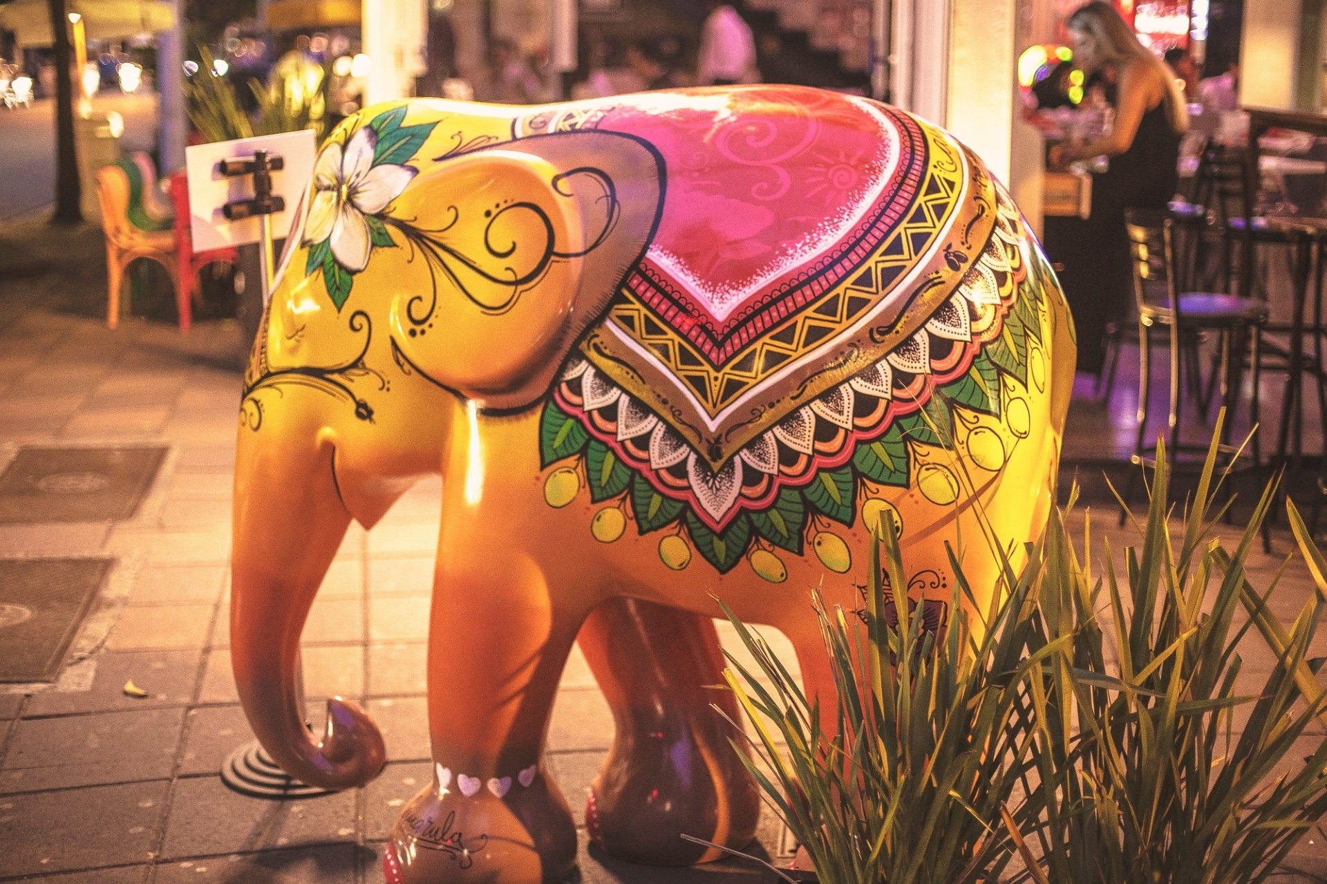 Elefante Joaquina - Elephant Parade Floripa 2016 - Divulgação
