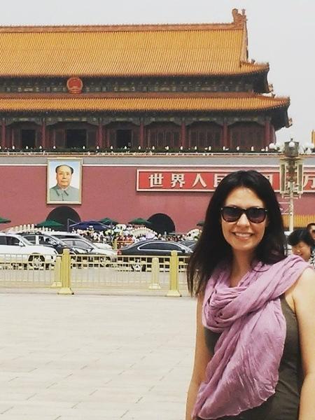 A jornalista Nadia Rodrigues viajou à China em 2015 - Arquivo pessoal - Arquivo pessoal