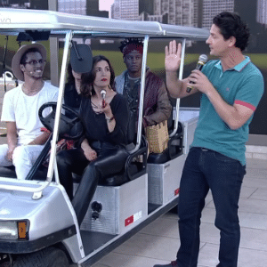 23.jun.2016 - Youtuber Johny Tertus, famoso por dançar no carro, é criticado por piloto no "Encontro" - Reprodução/TV Globo - Reprodução/TV Globo