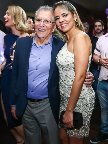 Carlos Alberto de Nóbrega e a noiva, Renata Domingues - Manuela Scarpa/Brazil News - Manuela Scarpa/Brazil News