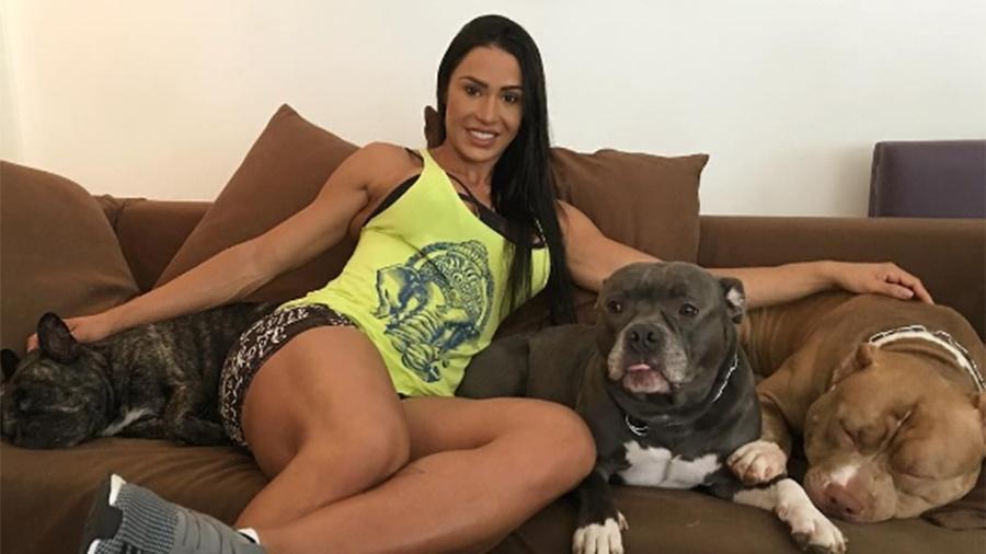 Gracyanne Barbosa e seus cachorros de estimação - Reprodução/Instagram