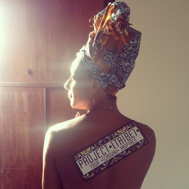 Luna criou com uma amiga o Projetc Tribe, uma rede para empoderar mulheres negras através dos turbantes - Reprodução/Instagram