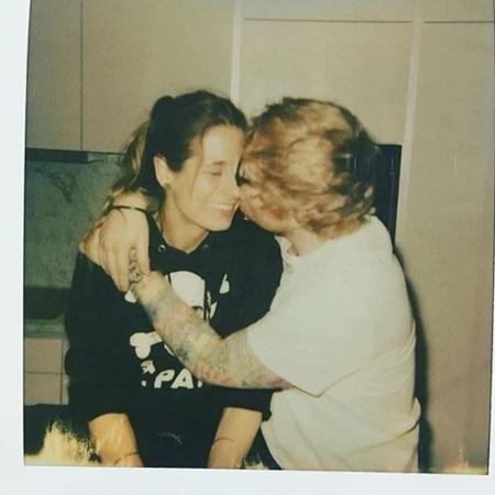O cantor Ed Sheeran e sua noiva Cherry Seaborn - Reprodução/Instagram