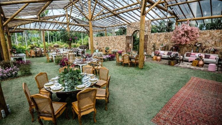 Detalhe do local onde será o casamento de Isis e André - Reprodução/Site Lago Buriti - Reprodução/Site Lago Buriti