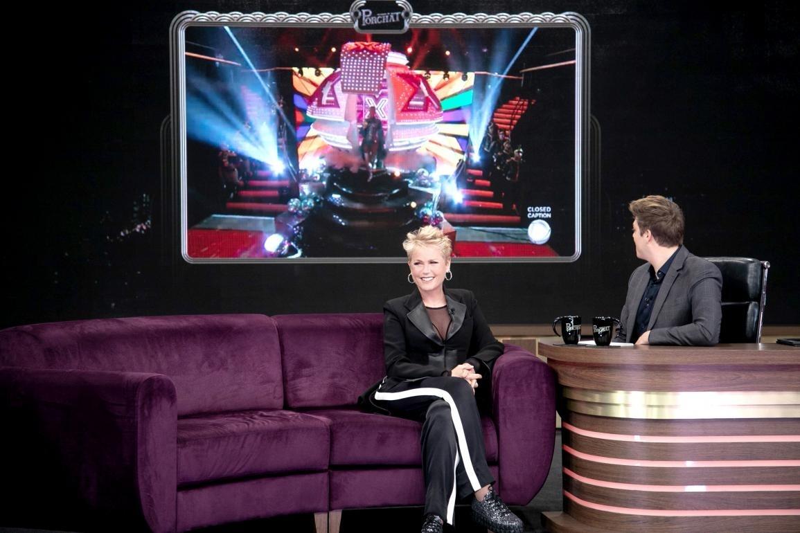 Xuxa no programa do Porchat - Marcus Godoy/Record TV/Divulgação