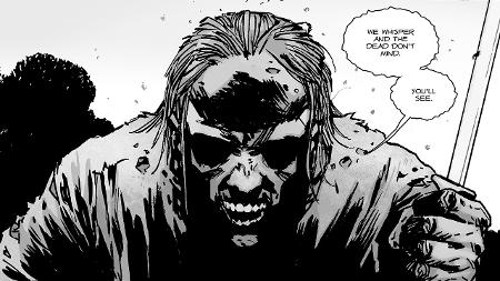 Os Sussuradores nos quadrinhos de "The Walking Dead" - Divulgação