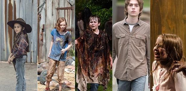 As crianças de "The Walking Dead"