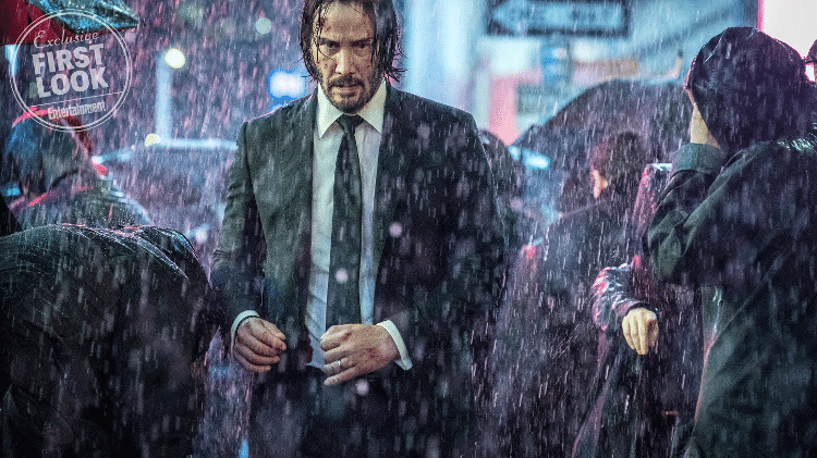 Keanu Reeves em foto oficial de "John Wick: Capítulo 3" - Reprodução/Entertainment Weekly - Reprodução/Entertainment Weekly