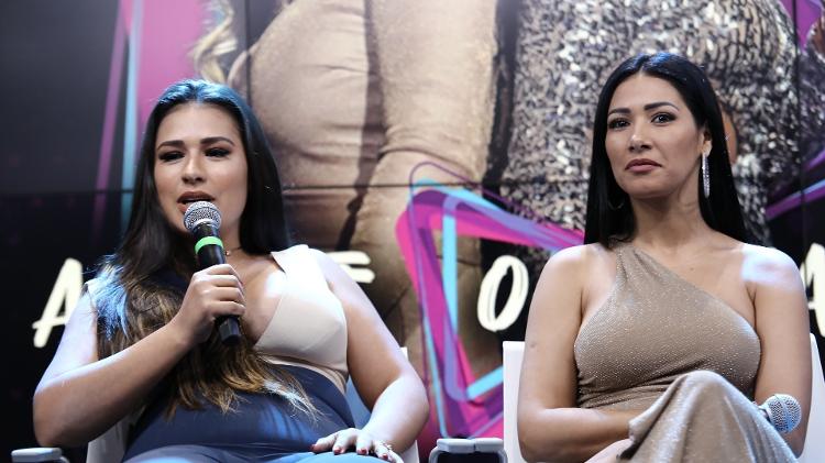 A dupla Simone & Simaria fazem coletiva de imprensa em São Paulo - Cláudio Augusto/Brazil News - Cláudio Augusto/Brazil News