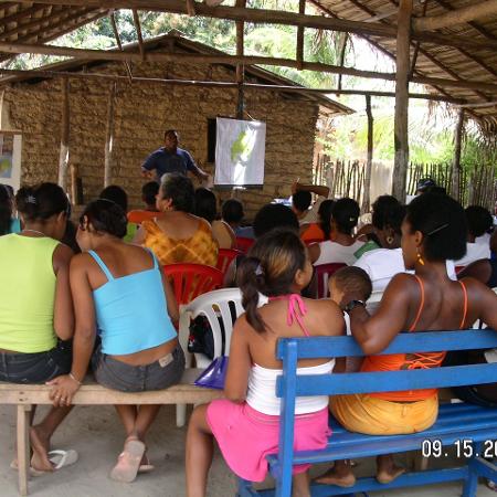 Membros das comunidades quilombolas durante reunião em Alcântara (MA) - Arquivo Pessoal