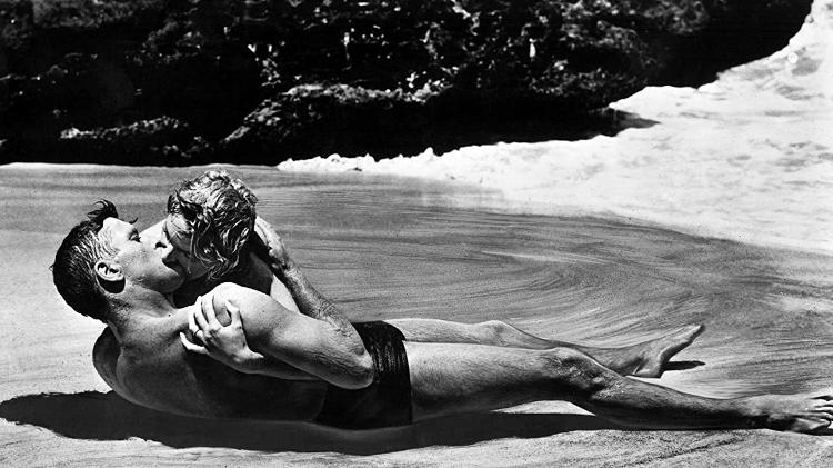 Burt Lancaster e Deborah Kerr em "A Um Passo da Eternidade" - Divulgação - Divulgação