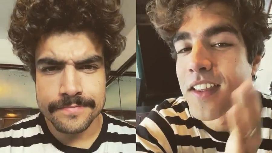 Caio Castro mostra antes e depois - Reprodução/Instagram
