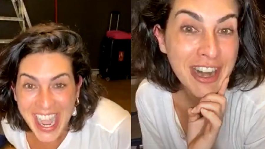 Fernanda Paes Leme relembrou encontro em live  - Reprodução/Instagram