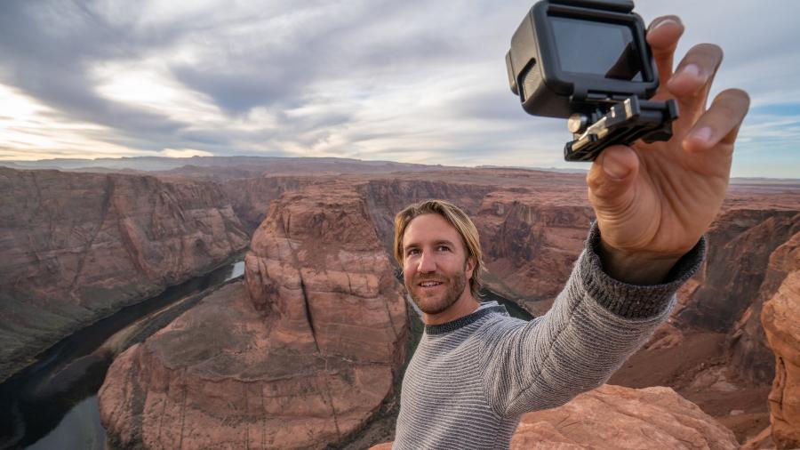 GoPro é uma das câmeras de ação preferidas de quem ama viajar e ter tudo registrado - Getty Images