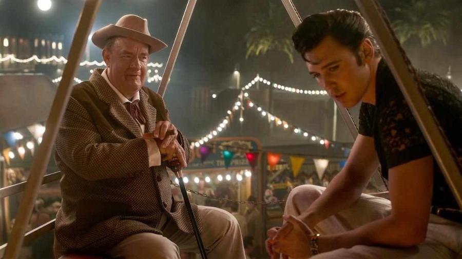 Tom Hanks e Austin Buttler em Elvis - Divulgação