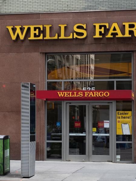 Unidade do banco Wells Fargo, em Nova York