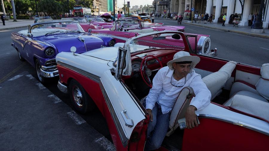 Taxista em Havana, Cuba