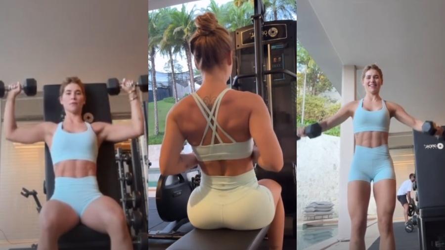 Virginia treina braços e exibe barriga trincada - Reprodução/Instagram