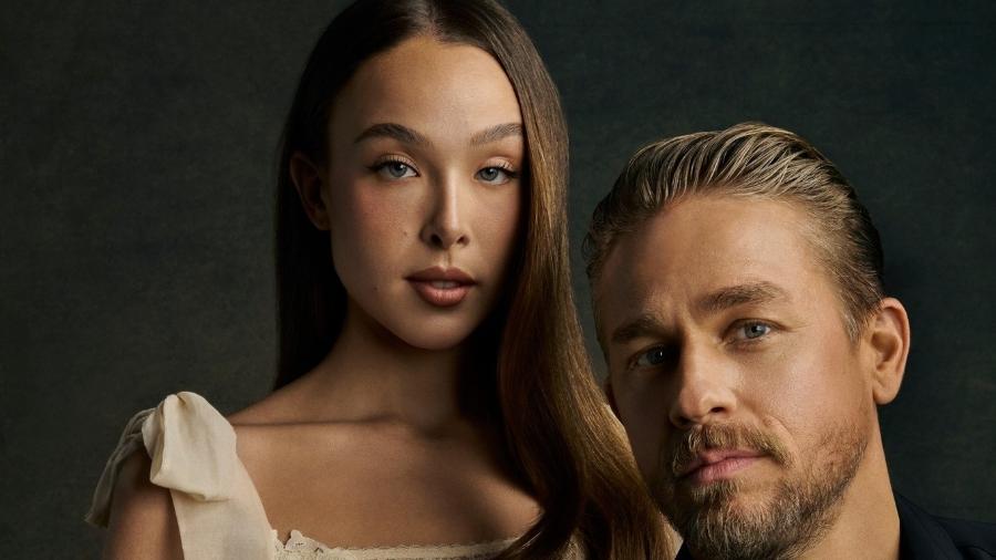 Ella Beatty e Cahrlie Hunnam Ella Beatty e Cahrlie Hunnam