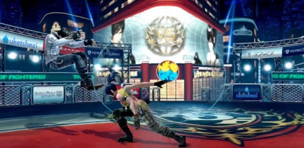 Visual 3D do novo "The King of Fighters" foi alvo de polêmica quando foi revelado; game chega em 2016 no Ocidente para PlayStation 4 - Reprodução