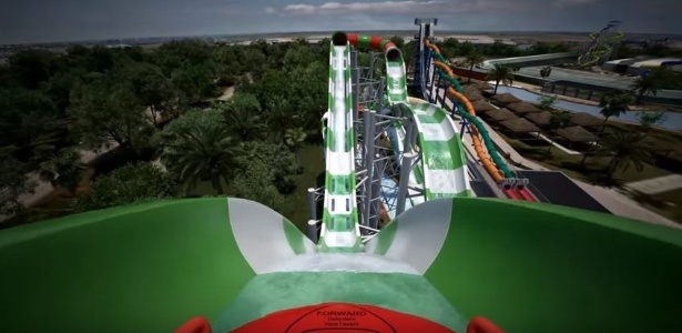 O brinquedo será inaugurado no Texas em junho deste ano - Divulgação/Schlitterbahn Galveston Island Waterpark - Divulgação/Schlitterbahn Galveston Island Waterpark
