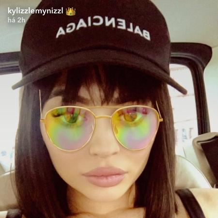 Kylie Jenner usa filtro de "Paradinha", de Anitta, no Snapchat - Reprodução/Instagram