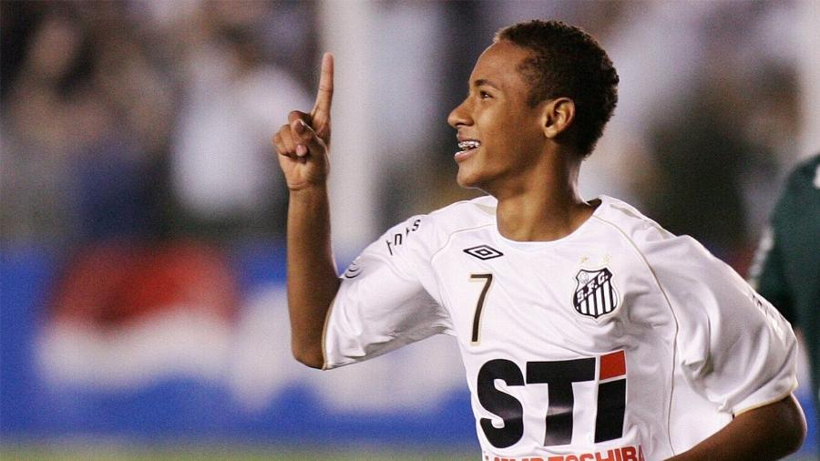 A estreia de Neymar nos gramados virtuais refletiu o início precoce de sua carreira no futebol: o primeiro game da série "FIFA" que ele participou foi "FIFA 10" - Reprodução