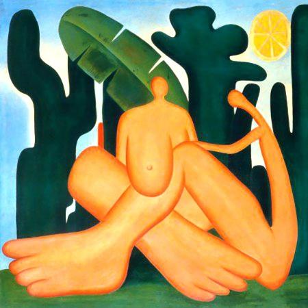 "Antropofagia", de Tarsila do Amaral - Reprodução - Reprodução