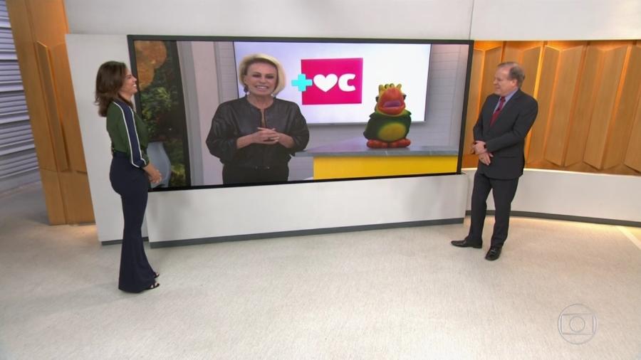 Ana Maria Braga e Louro José conversam com Ana Paula Araújo e Chico Pinheiro no "Bom Dia Brasil" - Reprodução/TV Globo