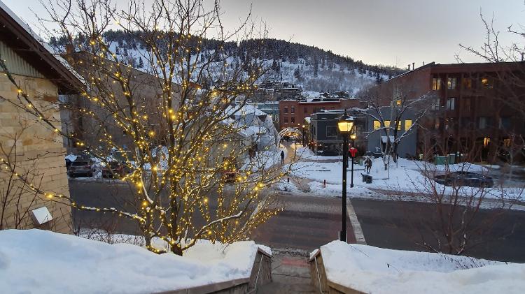 Paisagem do centro de Park City - Marcel Vicenti/UOL