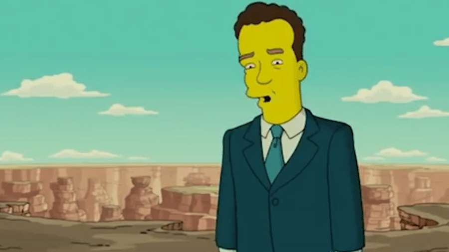 Tom Hanks participa de episódio de "Os Simpsons", em 2007 - Reprodução/Fox Chennel