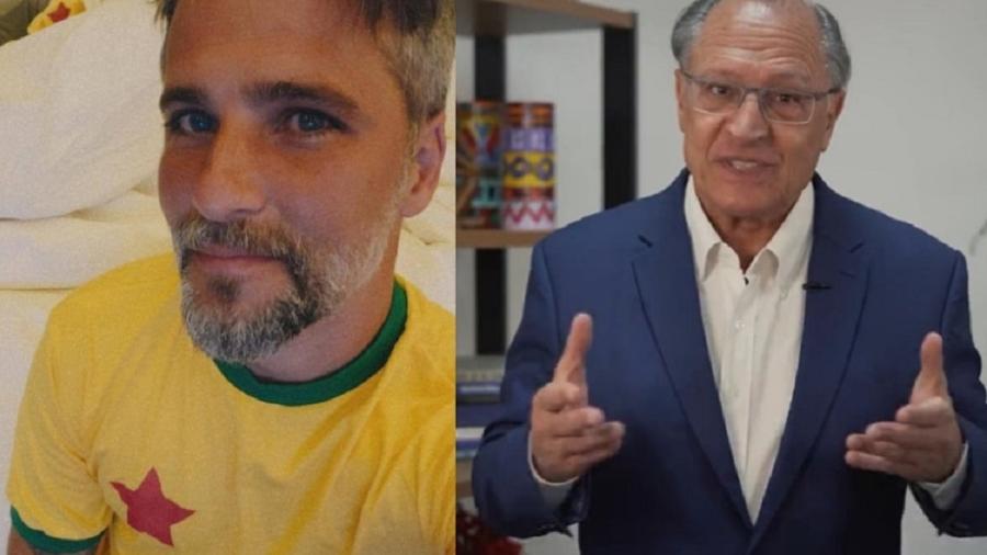 Bruno Gagliasso faz o pedido ao vice-presidente eleito Geraldo Alckmin em uma publicação no Twitter - Reprodução/Twitter