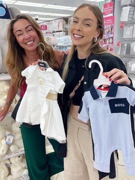Grávida, Tata Estaniecki  conta com a assessoria da baby shopper pela 2ª vez - arquivo pessoal
