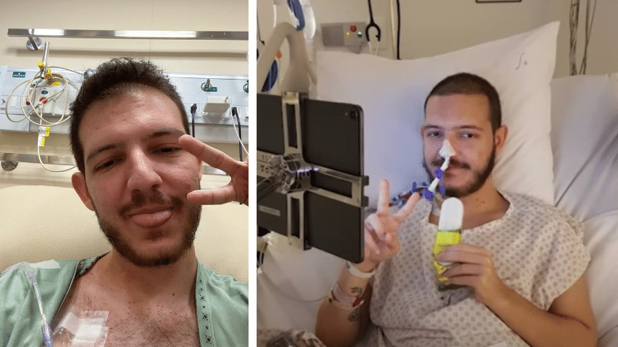 Pedro Miranda em tratamento para o câncer: "Notaram que a anemia tinha piorado muito" - Arquivo pessoal