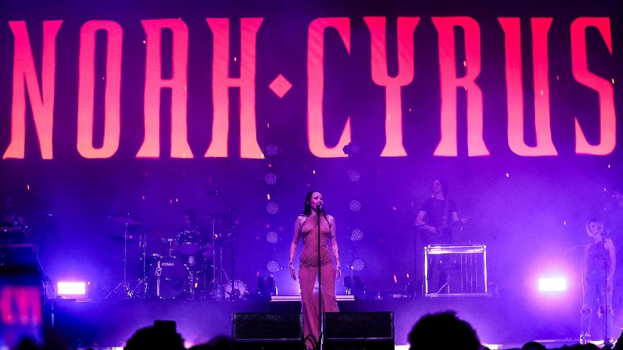 Noah Cyrus se apresenta no C6 Fest, em São Paulo