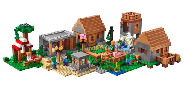 Lego versão "Minecraft" ou o contrário? Conjunto terá 1.600 peças e salgado preço de US$ 200 - Divulgação