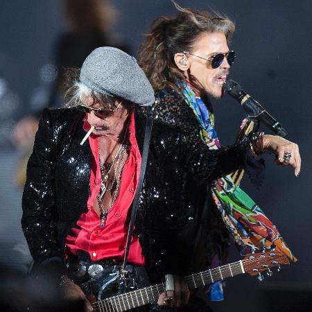 15.out.2016 - Aerosmith se apresenta no Allianz Parque, em São Paulo, com estádio lotado - Reinaldo Canato/UOL - Reinaldo Canato/UOL