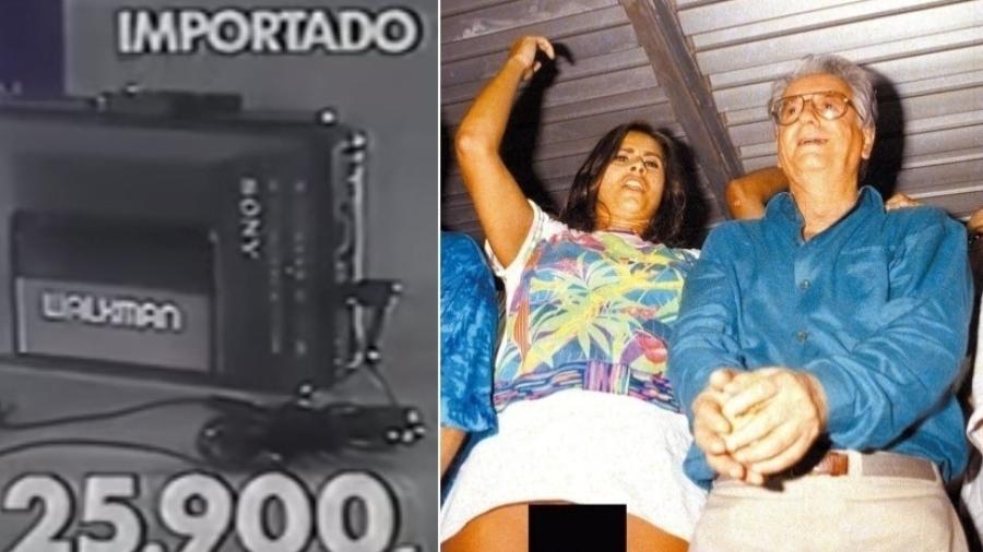 Walkman a CR$ 25.900 e presidente em polêmica no Carnaval: O Brasil em 1993 era outro país - Montagem/UOL