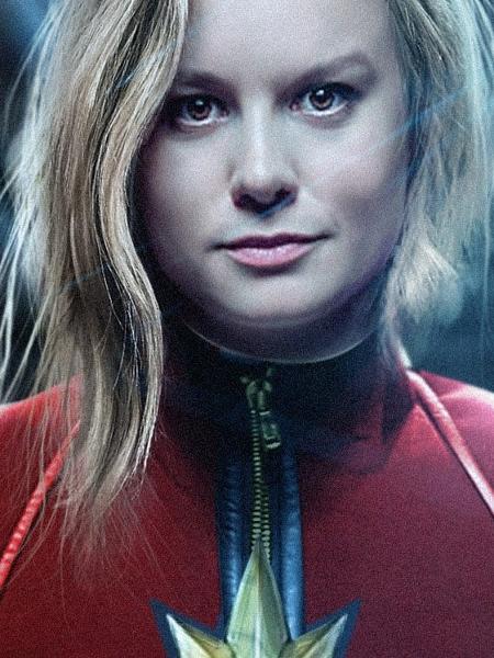 Brie Larson como a Capitã Marvel - Reprodução