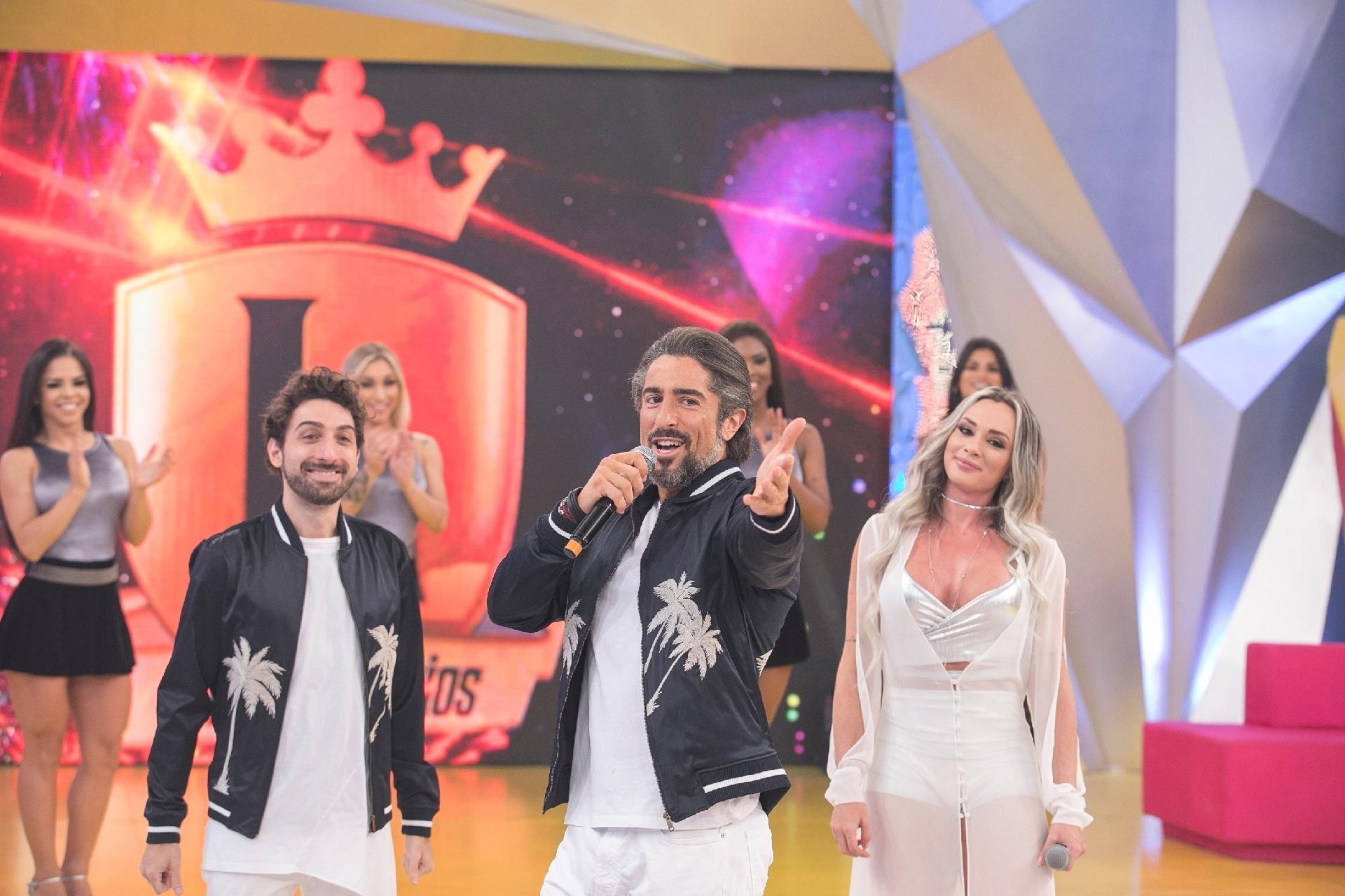 ultima gravação do programa "Legendários", que vai ao ar nesta sexta-feira (29), na Record - Edu Moraes/Divulgação/Record