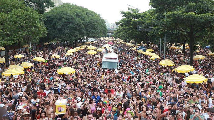 Em 2018, Bloco Pinga Ni Mim arrastou multidão no Carnaval paulistano - Tiago Queiroz/Estadão Conteúdo