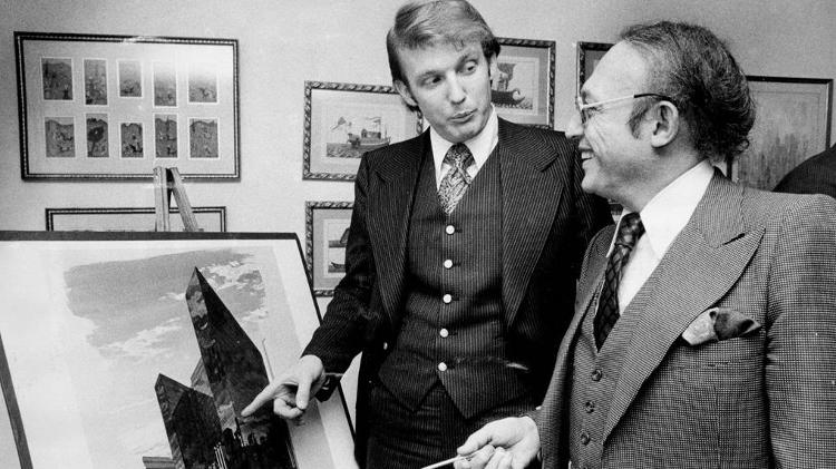 Donald Trump apresenta projeto do hotel Grand Hyatt - Reprodução - Reprodução