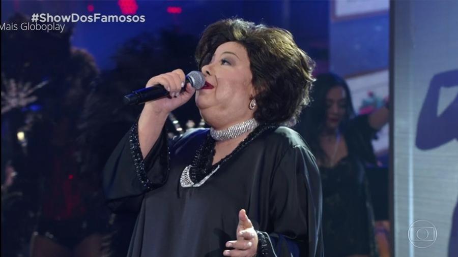 Ludmilla faz homenagem à Nana Caymmi no "Show dos Famosos" - Reprodução/Globo