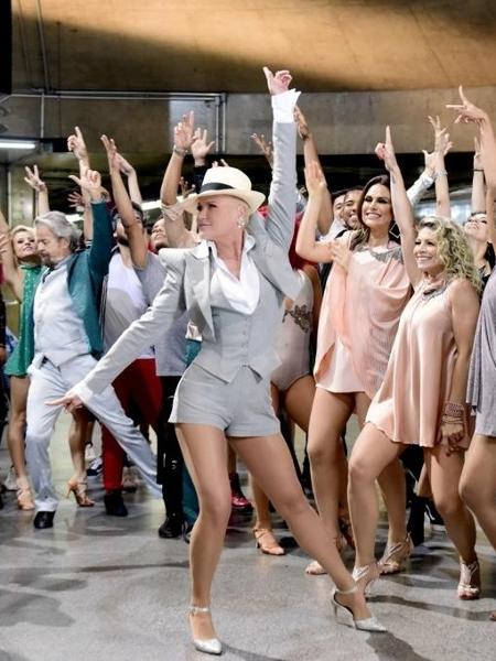 Xuxa em gravação para o Dancing Brasil  - Divulgação  - Divulgação 
