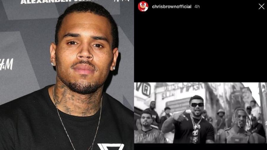Chris Brown compartilhou clipe de Naldo no Instagram - Reprodução/Instagram
