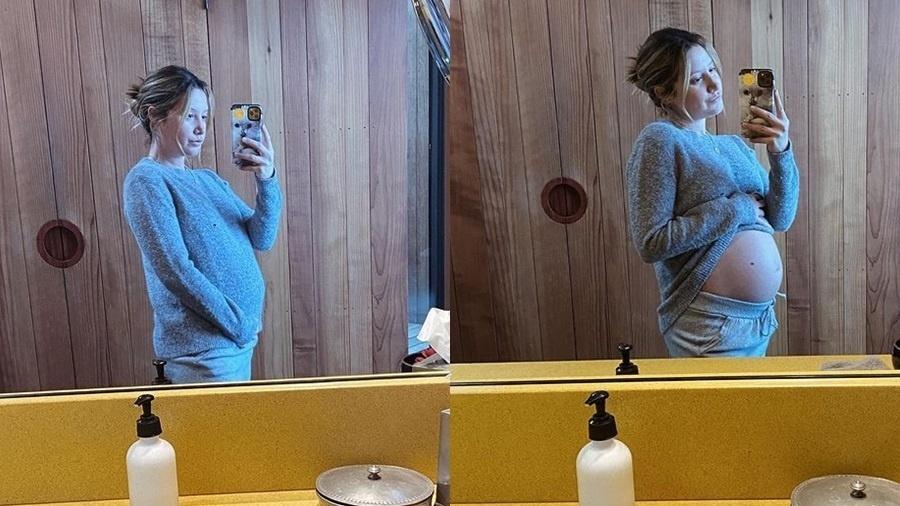 Ashley Tisdale exibiu a barriga de 5 meses nas redes sociais - Reprodução/Instagram