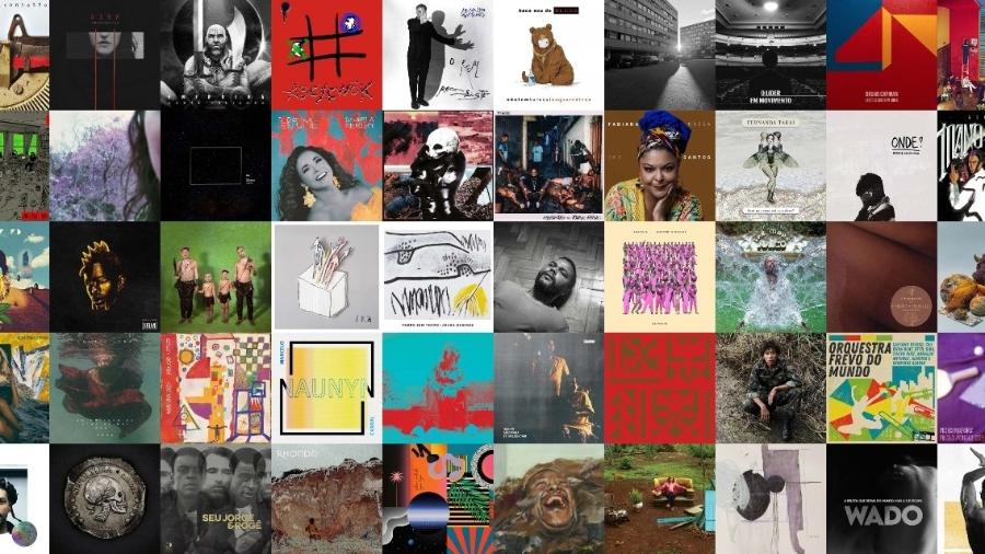 Capas dos melhores discos de 2020, segundo APCA - Reprodução