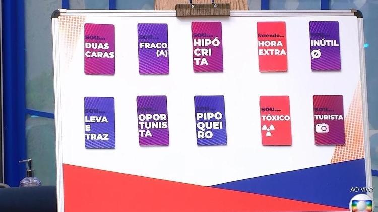 BBB 21: Jogo da discórdia 01.03 - Reprodução/Globoplay - Reprodução/Globoplay