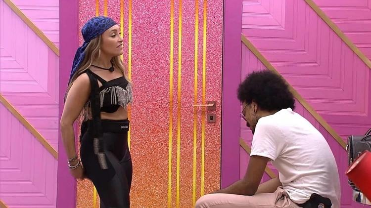 BBB 21: Carla Diaz fala sobre Arthur com João Luiz - Reprodução/Globoplay - Reprodução/Globoplay