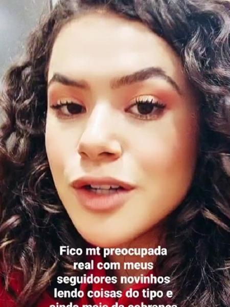 Maísa Silva fala sobre comentários que recebeu sobre seu corpo - Reprodução/Instagram